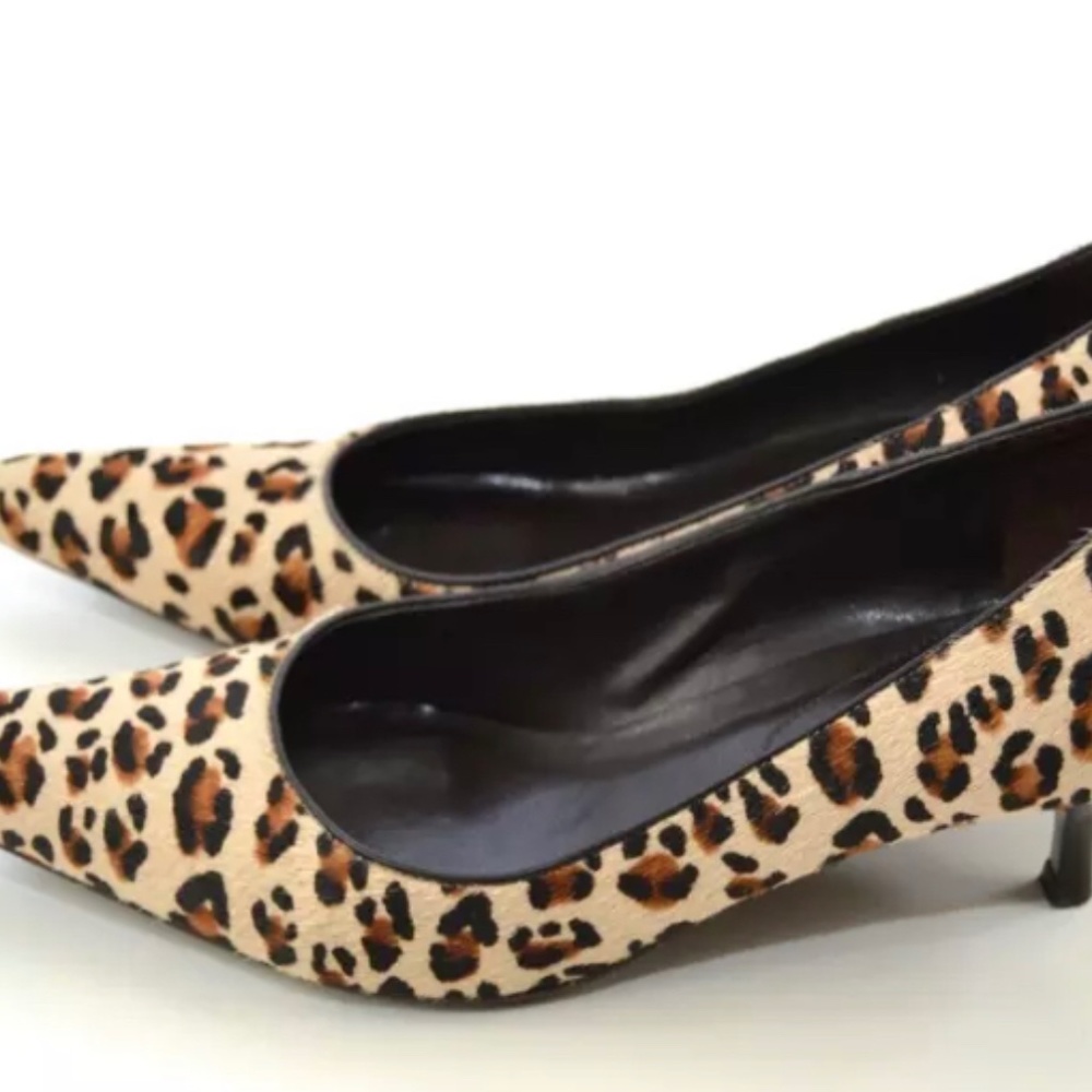 Ann Taylor LOFT Pump Shoes - Heel Leopard - Leather Upper
